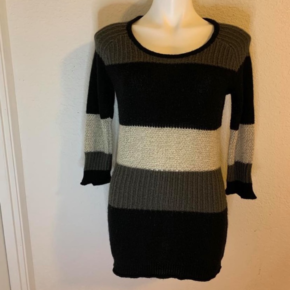 Sweater Dress Tri-Color